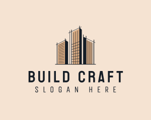 Real Estate Building Property logo design