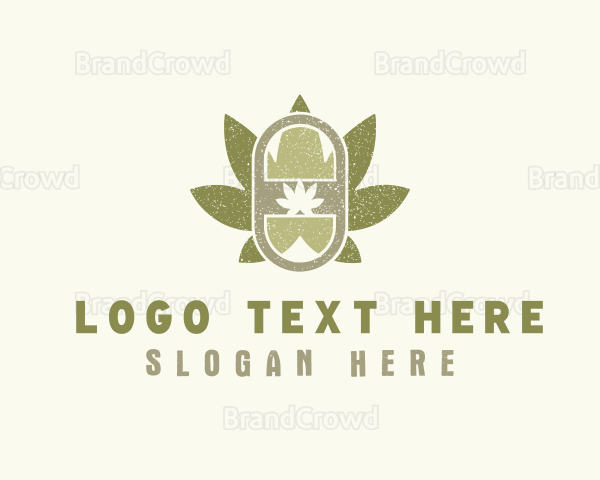 Cannabis Leaf Medicine Logo