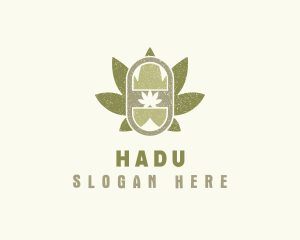 Cannabis Leaf Medicine Logo
