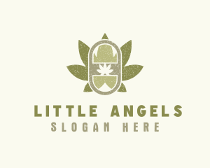 Cannabis Leaf Medicine Logo