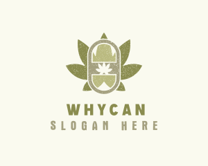 Cannabis Leaf Medicine Logo
