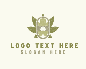 Cannabis Leaf Medicine Logo