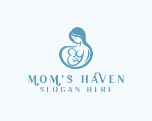 Breastfeeding Infant Childcare logo design