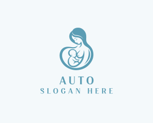 Adoption - Breastfeeding Infant Childcare logo design