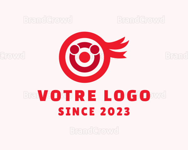 Simple Creative Target Circles Logo