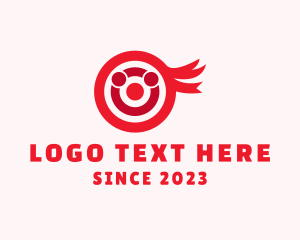 Target Range - Simple Creative Target Circles logo design