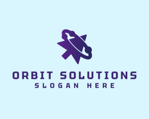 Mouse Pointer Orbit  logo design