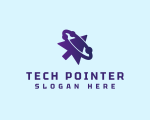 Mouse Pointer Orbit  logo design