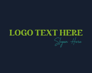 Neon - Funky Retro Wordmark logo design