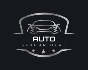 Auto Garage Shield logo design