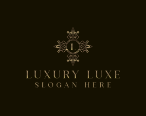 Luxury  Floral Ornamental  logo design