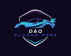 Race Car Drifting Logo