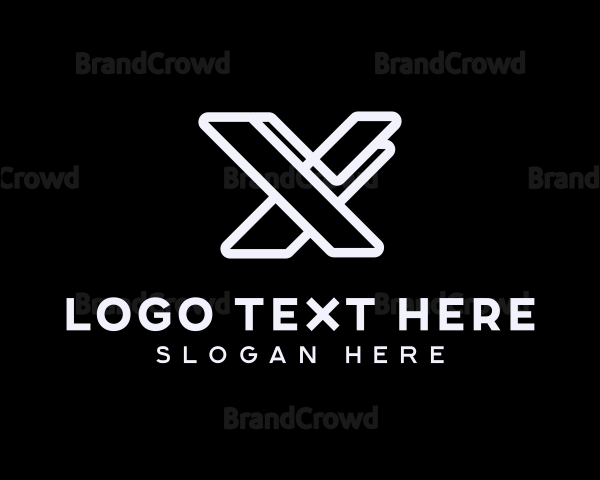 Studio Brand Letter X Logo