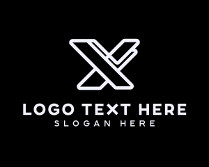 Lettermark - Studio Brand Letter X logo design