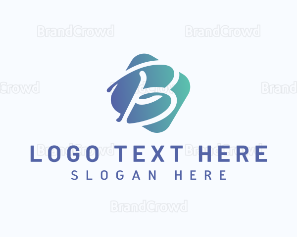 Business Startup Advertising  Letter B Logo