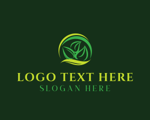 Farm - Garden Leaf Farm logo design