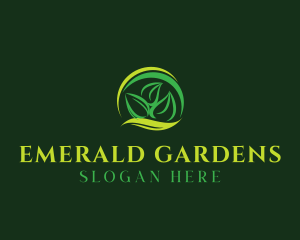 Garden Leaf Farm logo design