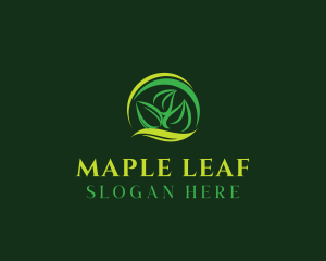 Garden Leaf Farm logo design