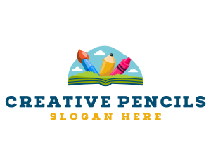 Kindergarten Education School logo design