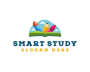 Study - Kindergarten Education School logo design