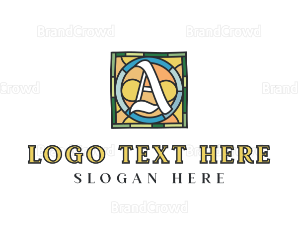Decorative Stained Glass Logo