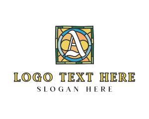 Gothic - Decorative Stained Glass logo design