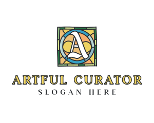 Decorative Stained Glass logo design