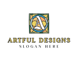 Decorative Stained Glass logo design