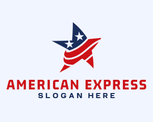 USA Star America logo design