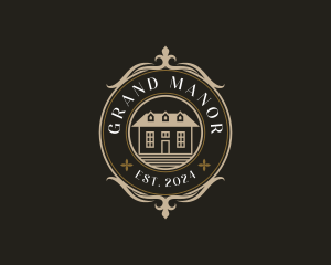 House Manor Realty logo design