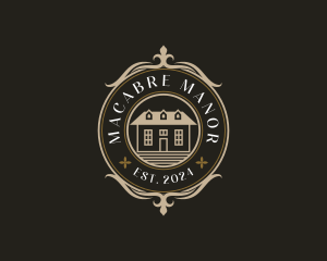 House Manor Realty logo design