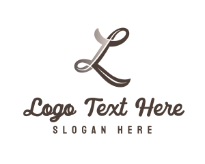 Handwrittern - Boutique Salon LetterL logo design