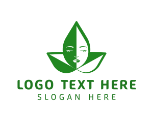 Beautiful - Green Beauty Leaf logo design