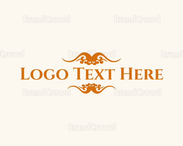 Majestic Golden Pattern Logo