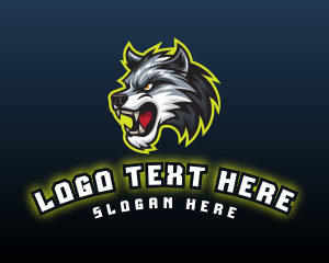 Wolf Dog Gaming logo design