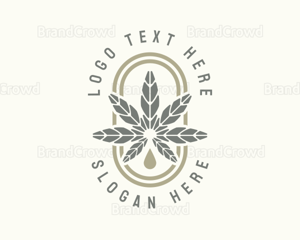 Hemp Cannabis Weed Logo
