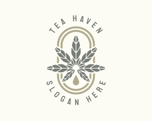 Hemp Cannabis Weed logo design