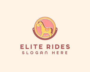 Horse Kiddie Ride logo design