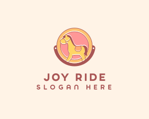 Horse Kiddie Ride logo design