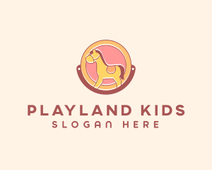 Horse Kiddie Ride logo design