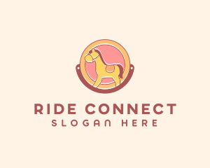 Horse Kiddie Ride logo design