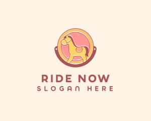 Horse Kiddie Ride logo design