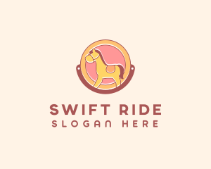 Horse Kiddie Ride logo design