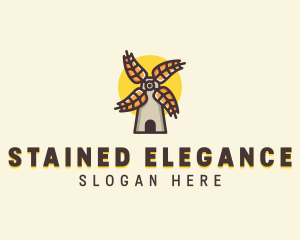 Organic Wheat Farm Logo