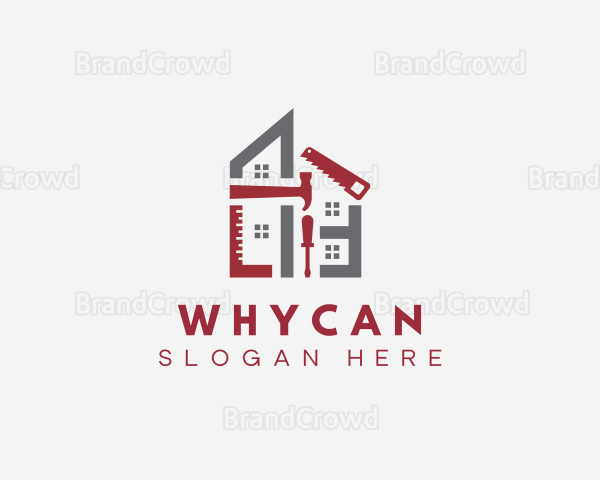 House Construction Tools Logo