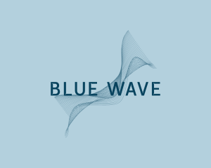 Modern Marketing Wave logo design