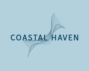 Modern Marketing Wave logo design