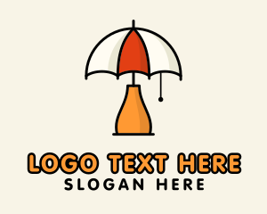 Decorating - Umbrella Lamp Home Improvement logo design