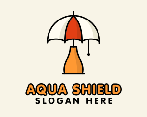 Waterproof - Umbrella Lamp Home Improvement logo design