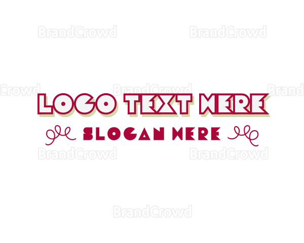 Creative Quirky Wordmark Logo